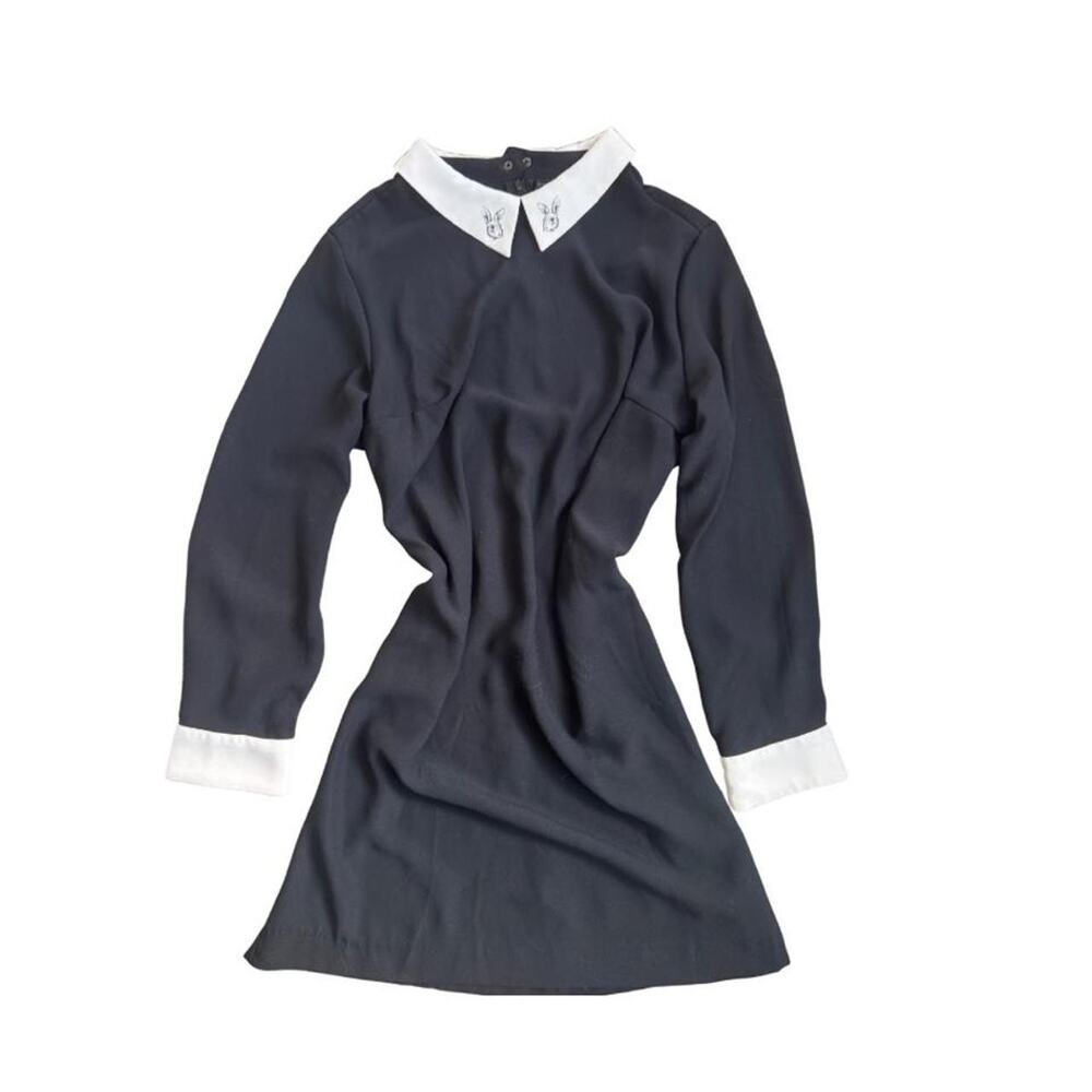 Victoria Beckham for Target Black Shift Clever Bunny Dress